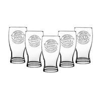 Print Maniacs Beer Glass for The Man The Myth Uncle Legend Pint Glass Engraved for Birthday Christmas Fathers Gifts Wedding Gift for Men Father to Son Uncle Best Man Beer Stein Glass