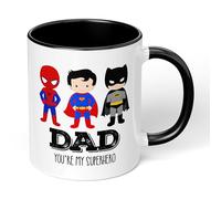 Print Maniacs Dad You are My Favourite Super Hero 11oz Ceramic Mug Fathers Day Dad Gift Birthday