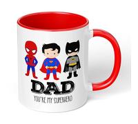 Print Maniacs Dad You are My Favourite Super Hero 11oz Ceramic Mug Fathers Day Dad Gift Birthday