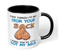 Print Maniacs Fathers Day Mug Gift Stepdad Christmas Birthday Dad Not from Your Humor Funny (Blue Text/Black Fill)
