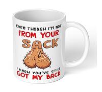 Print Maniacs Fathers Day Mug Gift Stepdad Christmas Birthday Dad Not from Your Humor Funny (White Mug)