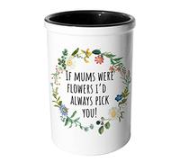Print Maniacs Flower Pot Mothers Day Thank You Appreciation Keepsake Gift For Her Mum Mummy Grandma Auntie Birthday (Mums)