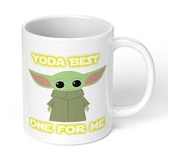 Print Maniacs Personalised Baby Yoda Mug Funny Valentines Day 11 oz Ceramic Cup Gift Boyfriend Girlfriend Coffee Wife Husband Birthday (Yoda one for Me)