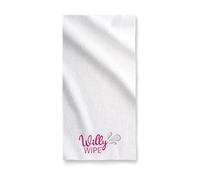 Print Maniacs Personalised Beach RUDE VALENTINES FACE CLOTH AFTER S*X WIPE GIFT CUM FANNY FLANNEL D**K WILLY WIPE (Pink, No Name)