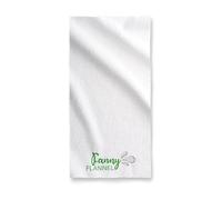 Print Maniacs Personalised Beach RUDE VALENTINES FACE CLOTH AFTER S*X WIPE GIFT CUM WI**Y W**K FLANNEL D**K FANNY (Green, No Name)