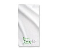 Print Maniacs Personalised Beach RUDE VALENTINES FACE CLOTH AFTER S*X WIPE GIFT CUM WI**Y W**K FLANNEL D**K FANNY (Green, With Name)