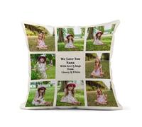 Print Maniacs Personalised Birthday Gifts for Women, Personalised Pillow Adults, Customised Pillows with Pictures, Customise Photo Pillow, Personalised Christmas Photo Gifts for Best Friends