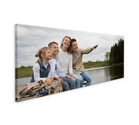 Print Maniacs Personalised Birthday Gifts for Women - Photo Canvas With Customised Image - Panoramic Wall Art