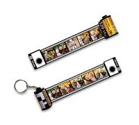 Print Maniacs Personalised Camera Film Roll Album Keychain Personalised Photo Keepsake for Friends, Dad, Mum Fathers Day Gift Unique Christmas idea!