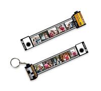 Print Maniacs Personalised Camera Film Roll Album Keychain Personalised Photo Keepsake for Friends, Dad, Mum Valentine for Her Gift Unique Christmas idea!