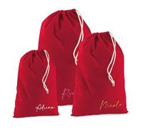 Print Maniacs Personalised Dad Santa Sacks Gifts for Dad, Personalised Santa Sack with Stocking, Santa Sack Adults, Stocking Santa Sack, Christmas Stocking Gifts for Dad from Daughter, Son, Wife