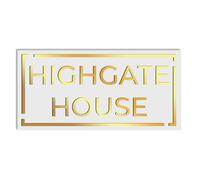 Print Maniacs Personalised House Sign 3D Door Sign Laser Cut Address Plaques Contemporary Modern Rectangle Door Numbers With Street Name and Number in Matt Moonlight White & Gold Mirror D2