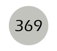 Print Maniacs Personalised House Sign 3D Door Sign Laser Cut Address Plaques Contemporary Modern Round Door Numbers With Street Name and Number in Matt Ash Grey & Gloss Black D10