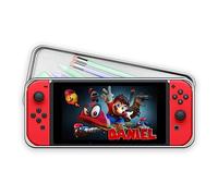 Print Maniacs Personalised Nintendo Switch Game Tin Pencil Case Back to School Kids Tidy Stationary Organizer Mario (Red Image, Silver Case)