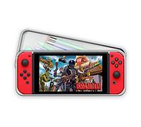 Print Maniacs Personalised Nintendo Switch Game Tin Pencil Case Back to School Kids Tidy Stationary Organizer Fort (Red, Silver Case)