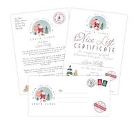 Print Maniacs Personalised Official Letter from Santa Claus/Father Christmas, Perfect for Young Children, Boys, Girls, Grandchildren, Magical. Comes with Envelope - Vintage