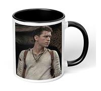 Print Maniacs Tom Holland Mug Gift Christmas Birthday Funny Celebrity Coffee Tea Present Gift for Him Her (Black Fill)