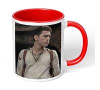 Print Maniacs Tom Holland Mug Gift Christmas Birthday Funny Celebrity Coffee Tea Present Gift for Him Her (Red Fill)
