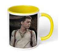 Print Maniacs Tom Holland Mug Gift Christmas Birthday Funny Celebrity Coffee Tea Present Gift for Him Her (Yellow Fill)