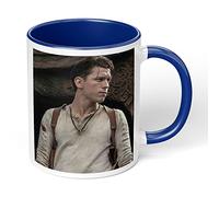 Print Maniacs Tom Holland Mug Gift Christmas Birthday Funny Celebrity Coffee Tea Present Gift for Him Her (Dark Blue Fill)
