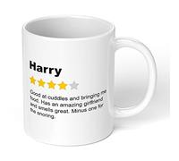 Print Maniacs Valentine's Day Birthdays Anniversary Mug Gift Present for Him Husband Boyfriend Her Wife Girlfriend Mum Dad Grandad Star Rating (Plain White)