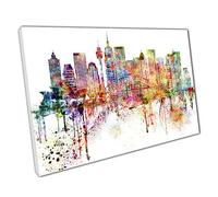 Print on Canvas Colourful Skyline landmarks SYDNEY Australia Wall Art Print Picture For Home Office Decor 76x51cm (30x20In)