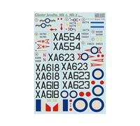 Print Scale 72-370 Gloster Javelin Mk-1 Mk-2 Part 1 In the complete set 2 sheets