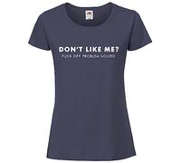 Print Shirts You think it, we print it Be Kind Or Be Quiet - Ladies Fashionable T-Shirt Available in 9 Stylish Colours - Ladies Tops Custom T Shirt - Women's Fashion Tshirts Navy