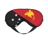 Print Soft Eye Mask - Flag of Papua New Guinea Travel Side Sleeper Mask Adjustable Elastic Band, for Men Women Nap