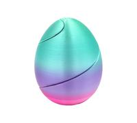 Print Spirals Eggs Toy Colorful Rotating Spinner For Holiday Fun And Stress Relief Hand Relaxing For Office Easter Basket Stuffer