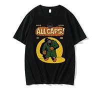 Print Tshirt Mf Doom Amazing T-shirts Short Sleeves Pure Cotton Men Women Hip Hop Short Sleeve Tee Men's Oversized Streetwear Tops-Black||3XL