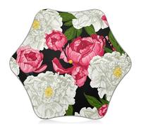 print White Peonies Floral Kids Umbrella Girls Essentials Uv Protection Sun Umbrellas Upf 50 Toddlers Cool Boy Umbrellas for Rain J Stick