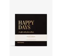 Print Works Black Happy Days Coffee-table Small Photo Album 24.5cm X