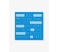 Printworksmarket Photo Stickers - 500 Clear Acid-Free Paper Rectangular Modern Reusable Indoor