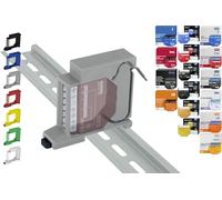 Print Worth PWG3-Single 3D DIN Rail Holder for 32 Shellys: 1.1PM,2PM,Shutter,1L,2L,EM,i4,i4DC,i4LR,Dimmer,Dimmer Dali,RGBW PM (Wave/Plus,G3,G4) (Grey)