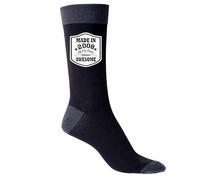 Print4U 18th Birthday Born in 2008 Mens Novelty Socks Black 18 Year Old Gift
