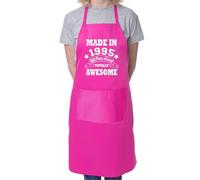 Print4U 30th Birthday Made In 1995 BBQ Cooking Funny Novelty Apron Pink