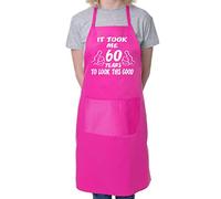 Print4U 60th Birthday It Took 60 Years BBQ Cooking Funny Novelty Apron Pink