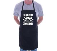 Print4U 60th Birthday Made In 1966 BBQ Cooking Funny Novelty Apron Black