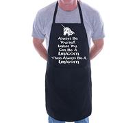 Print4U Always Be Yourself Unicorn BBQ Cooking Funny Novelty Apron Black