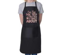 Print4U Apron I'm Nail Tech Told You About Nail Salon Technician Beauty Gift Black