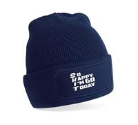 Print4U Beanie Hat Funny 60th Birthday Gift Men & Ladies 60 Year Old Present Blue