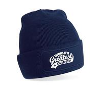 Print4U Beanie Hat Greatest Daddy Gift for Men Birthday Present Fathers Day Blue