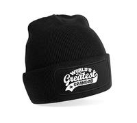 Print4U Beanie Hat Greatest Grandad Gift for Men Birthday Present Fathers Day Black