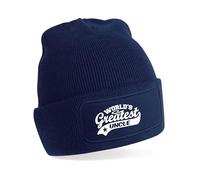 Print4U Beanie Hat Greatest Uncle Gift for Men Birthday Present Fathers Day Blue
