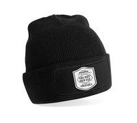 Print4U Becoming A Grumpy Old Git Beanie Hat Birthday Gift for Men Father's Day Black