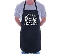 Print4U Best Mom's Are Called Tracey Personalised Apron Black