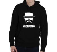 Print4U Breaking Bad Heisenberg Walter Adult Unisex Hoodie Birthday Gift Idea Medium Black