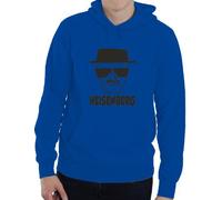 Print4U Breaking Bad Heisenberg Walter Adult Unisex Hoodie Birthday Gift Idea Medium Blue