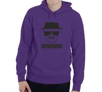 Print4U Breaking Bad Heisenberg Walter Adult Unisex Hoodie Birthday Gift Idea XX-Large Purple